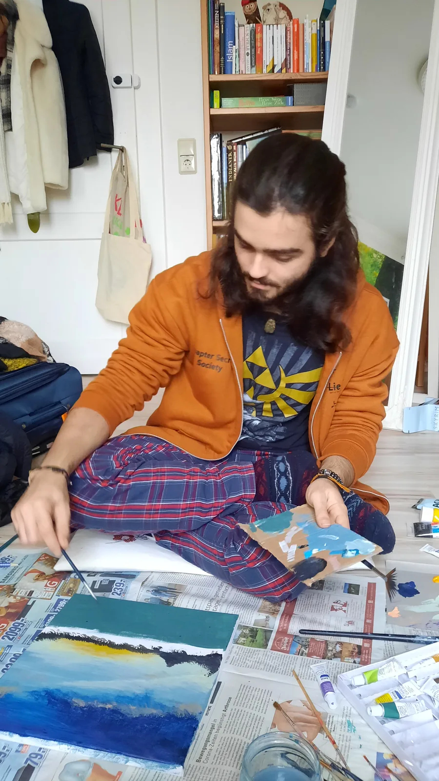 Lucas Cavanna painting